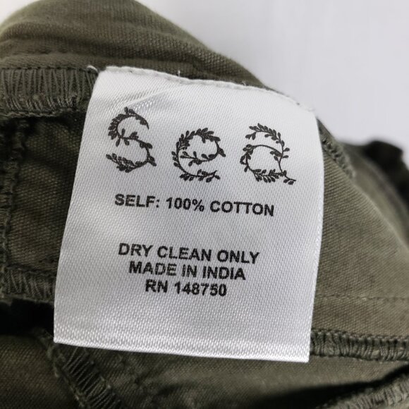 Sea New York Olive Green Cropped Pants - Picture 6 of 15